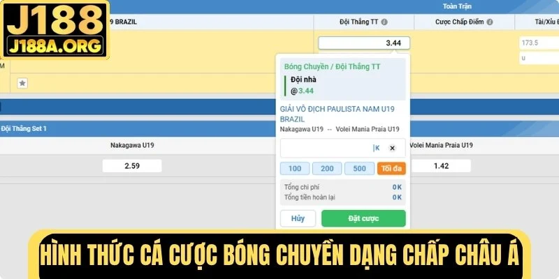 Cược chấp Châu Á 