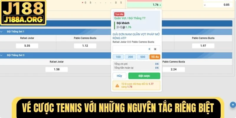 Vé cược với những nguyên tắc riêng biệt