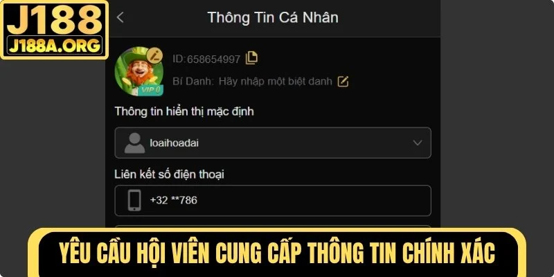Cung cấp thông tin chính xác