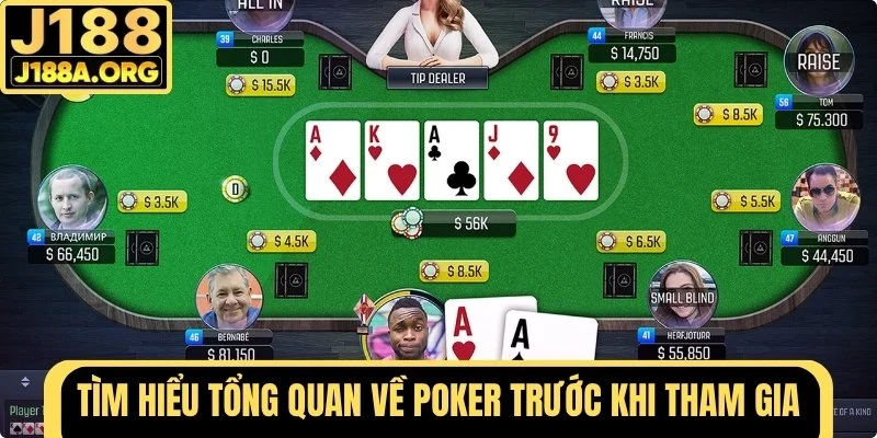 Tìm hiểu tổng quan về Poker trước khi tham gia