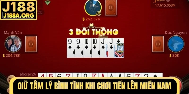 Giữ tâm lý bình tĩnh